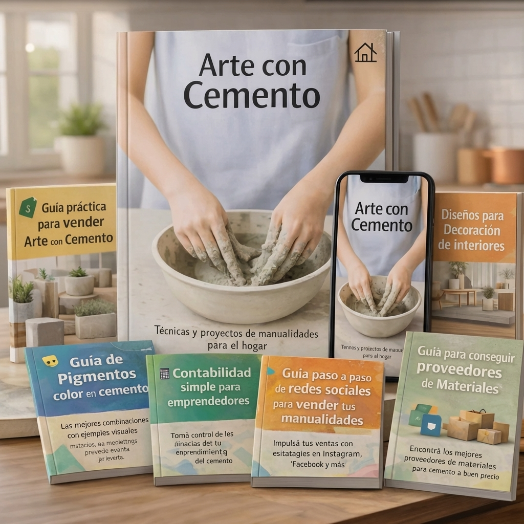 Cemento Decorativo para Emprender + 8 BONOS DE REGALO 🎁